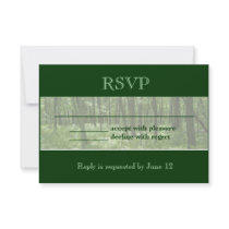 Forest RSVP Personalized Announcement