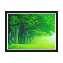 Forest  Stretched Canvas Print