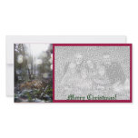 Forest Sun Rays in the Snow #68 photo cards