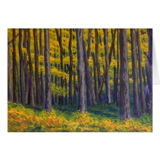 Forest Thru The Trees Card