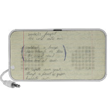 forest web vintage poem portable speakers