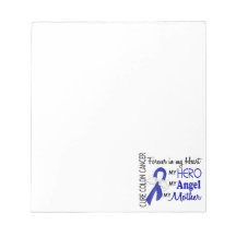 Forever In My Heart Mother Colon Cancer Note Pad