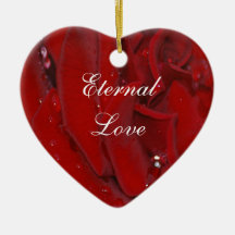 Forever Love Rose Ornament