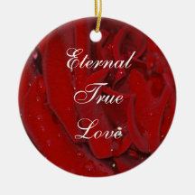 Forever Love Rose Ornament