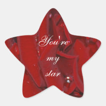 Forever Love Rose Star Sticker