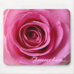 Forever Love with Rose Mousepad