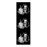 forever skeleton on hold tech support bookmark business cards