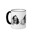 forever skeleton on hold tech support mugs