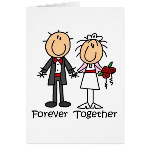 Forever Together T-shirts and Gifts Greeting Card