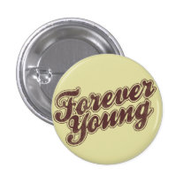 Forever Young Retro Flair Pin