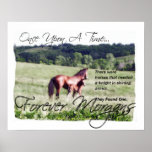 ForeverMorgans Fairytale Mare and Foal Poster