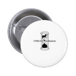 ForeverMorgans Logo Black and White Pins