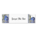 Forget Me Not bumper stickers
