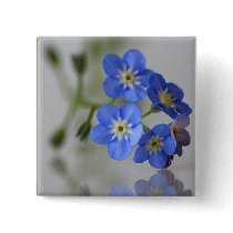 Forget Me Not Pinback Buttons