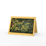 Forget Me Not Greeting Card