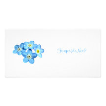 Forget-Me-Not Photo Card