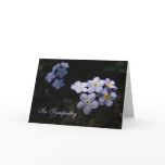 Forget Me Not ~ Sympathy
