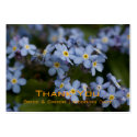 Forget-Me-Not • Wedding Favour Tag business cards