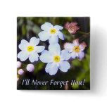 Forget Me Nots 1 Button