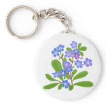 Forget Me Nots Keychain