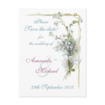 Forget-me-nots Save the Date postcard
