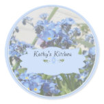 Forget me nots spice jar labels stickers