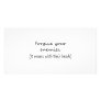 Forgive Your Enemies Custom Photo Card