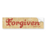Forgiven bumper stickers