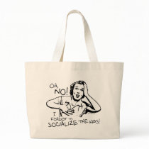 Forgot the Socialisation Canvas Bags