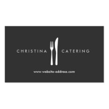 FORK & KNIFE LOGO Business Card