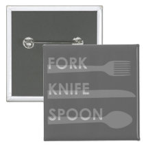 Fork, Knife, Spoon Button