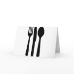 fork knife spoon icon cards