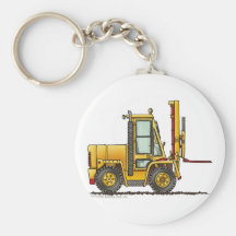 Forklift Truck Construction Key Chains
