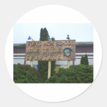 Forks High School, Home of the Spartans Sticker