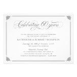 Formal 60th Anniversary Invitations