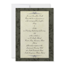 Formal Black Invitation