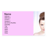 Formal Faux Hawk Business Card