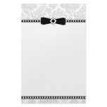 Formal Silver & Black stationery