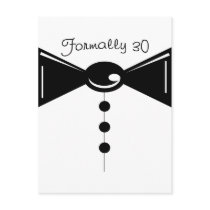 Formally 30 postcard