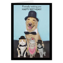 Formally Wishing You Happy Birthday Cards