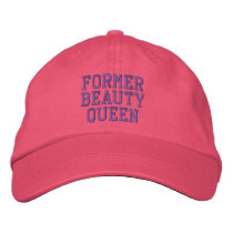 Former Beauty Queen Embroidered Hat