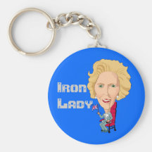 Former British Prime Minister Iron Lady THATCHER Keychains