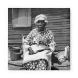 Former Slave Portrait, 1930s magnets