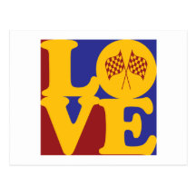 Formula One Love Post Card