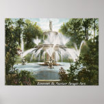 Forsyth Park, Savannah 1906 Vintage Print