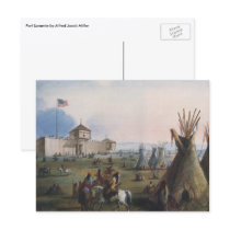 Fort Laramie, Sublette Fort, Fort William, Miller Postcards
