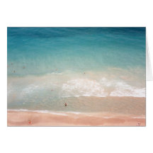 Fort Lauderdale Florida ocean beach view note card