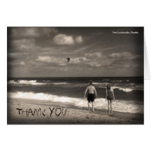Fort Lauderdale Surf Watch Thank You Card