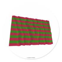 Fort Sackville Waving Flag Round Sticker