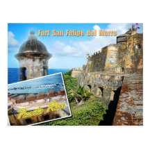 Fort San Felipe del Morro, Puerto Rico Postcard